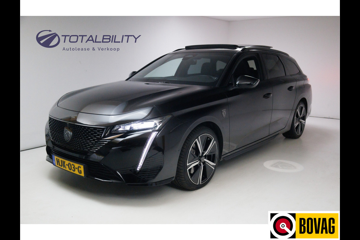Peugeot 308 SW 1.6 Plug-in Hybrid 225 GT | Panoramadak | Leer | Adaptieve cruise | Focol premium audio Stoel en stuurwielverwarming, Electrische stoel met memory, 360 camera, Electrische klep, All-season Peugeot 308 SW 1.6 Plug-in Hybrid 225 GT | Panoramadak | Leer | Adaptieve cruise | Focol premium audio Stoel en stuurwielverwarming, Electrische stoel met memory, 360 camera, Electrische klep, All-season