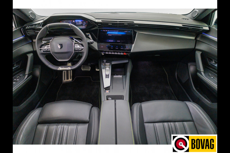 Peugeot 308 SW 1.6 Plug-in Hybrid 225 GT | Panoramadak | Leer | Adaptieve cruise | Focol premium audio Stoel en stuurwielverwarming, Electrische stoel met memory, 360 camera, Electrische klep, All-season