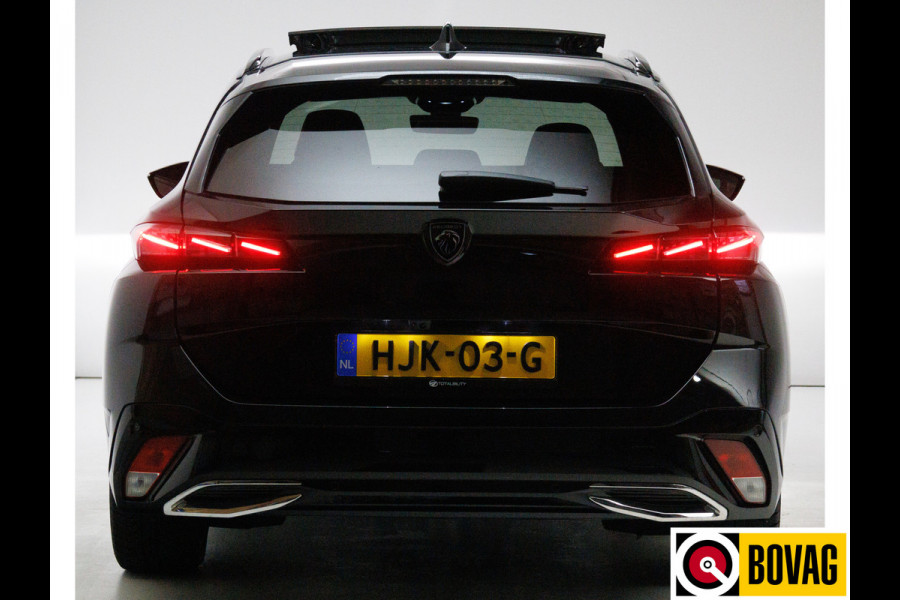 Peugeot 308 SW 1.6 Plug-in Hybrid 225 GT | Panoramadak | Leer | Adaptieve cruise | Focol premium audio Stoel en stuurwielverwarming, Electrische stoel met memory, 360 camera, Electrische klep, All-season