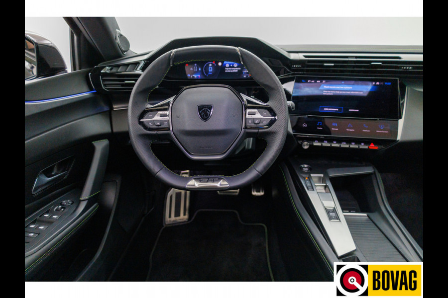 Peugeot 308 SW 1.6 Plug-in Hybrid 225 GT | Panoramadak | Leer | Adaptieve cruise | Focol premium audio Stoel en stuurwielverwarming, Electrische stoel met memory, 360 camera, Electrische klep, All-season