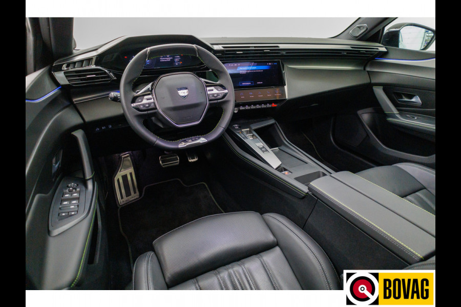 Peugeot 308 SW 1.6 Plug-in Hybrid 225 GT | Panoramadak | Leer | Adaptieve cruise | Focol premium audio Stoel en stuurwielverwarming, Electrische stoel met memory, 360 camera, Electrische klep, All-season