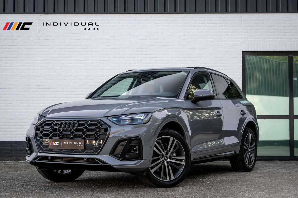 Audi Q5 55 TFSI e S-Line Massage Nardo Grey B&O Panorama Audi Q5 55 TFSI e S-Line Massage Nardo Grey B&O Panorama