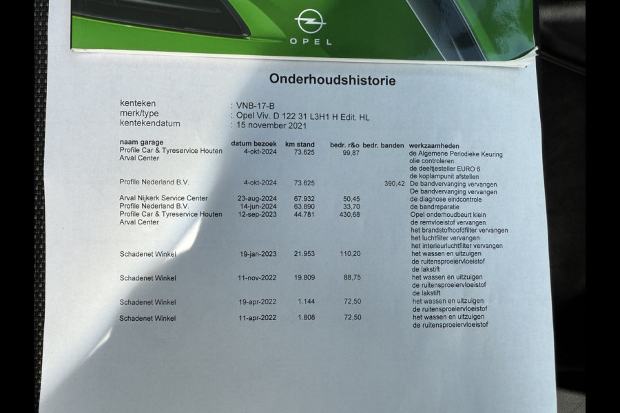 Opel Vivaro 2.0 CDTI 123PK EURO6 L3H1 Cruise/ achteruitrijcamera/ navigatiesysteem