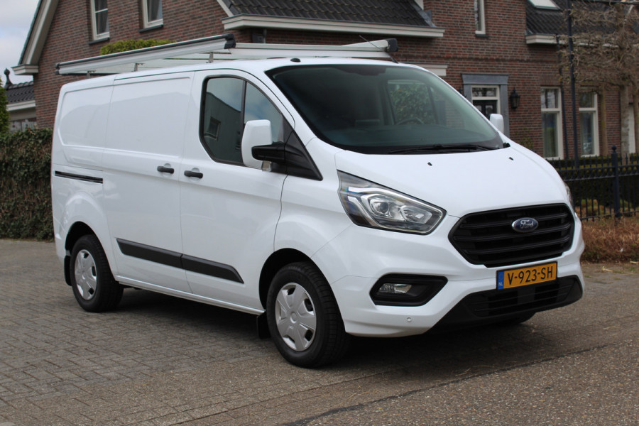 Ford Transit Custom 280 2.0 TDCI 105PK Euro6 Trend ✓ Sortimo inrichting ✓ imperiaal ✓ trekhaak ✓ navigatie