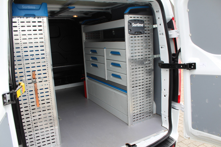 Ford Transit Custom 280 2.0 TDCI 105PK Euro6 Trend ✓ Sortimo inrichting ✓ imperiaal ✓ trekhaak ✓ navigatie