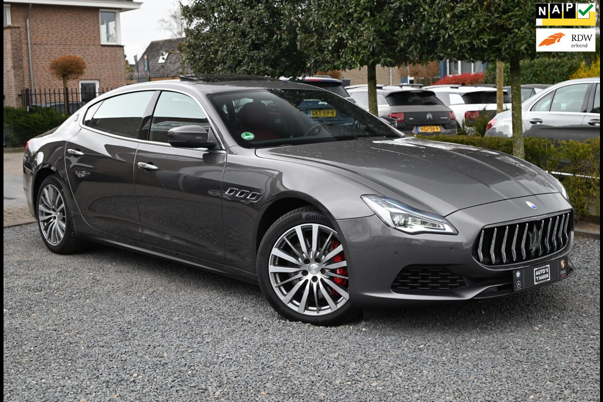 Maserati Quattroporte 3.0 V6 TwinTurbo S 430 PK Adaptive Schuifdak H&K Keyless LED Camera 19'' Maserati Quattroporte 3.0 V6 TwinTurbo S 430 PK Adaptive Schuifdak H&K Keyless LED Camera 19''