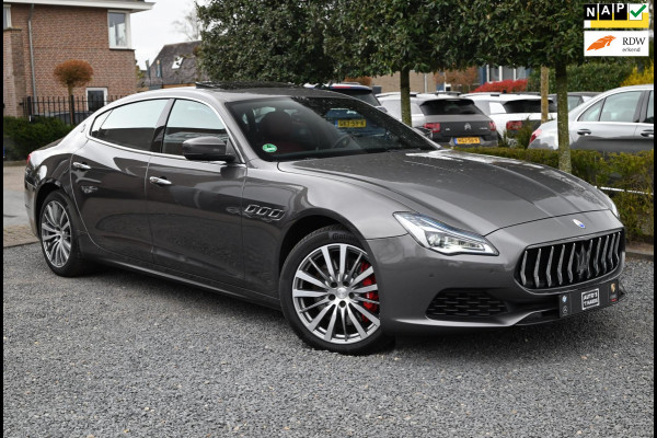 Maserati Quattroporte 3.0 V6 TwinTurbo S 430 PK Adaptive Schuifdak H&K Keyless LED Camera 19''