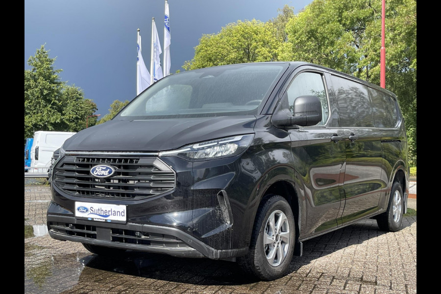 Ford Transit Custom 320 2.0 TDCI L2H1 Trend SCI Automaat 170pk |  DC | Snoeks Dubbele Cabine Luxe | Adaptive cruise control | Dubbele schuifdeur | 8-weg bestuurderstoel + passagiersstoel | Stoelverwarming | Dodehoeksensoren | Navigatie | Electrictrich inklapbare spiegels | 16 inch lichtmetalen velgen | Full LED | Dual-zone climate control | LED laadruimteverlichting