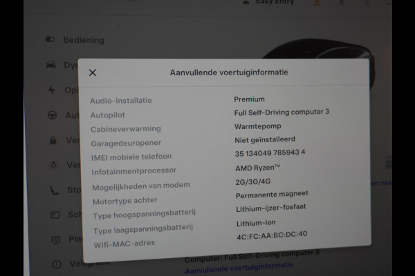 Tesla Model Y RWD 60kWh LFP 300PK Warmtepomp FSD-Computer 3 Auto-Pilot Sleutel-loos(via-GSM) Leder Premium Audio Camera's Panormadak Adap.Crui Elektr. Acht.klep WiFi Priv.Glass AEB ASR ESP IsoFix Connected-Services 1600kg Trekvermogen Orig.NLse Auto Accu-Garantie 6-2031/160.000km 1e Eigenaar 11kw thuis of snelladen tot 170kWh Slechts 13dkm