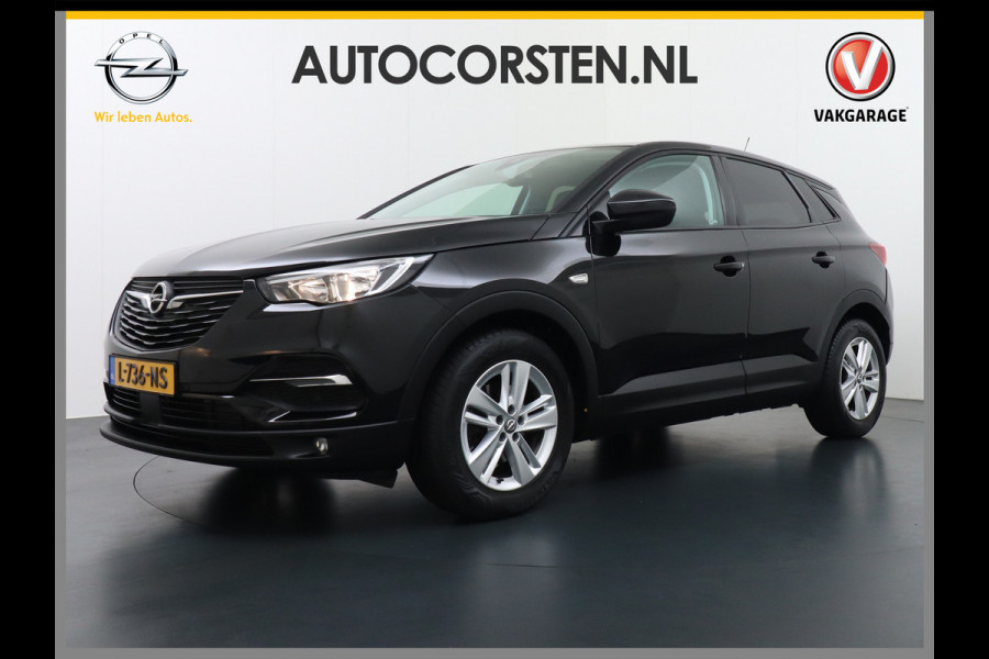 Opel Grandland X 131pk AUT. Navi Pdc Apple Carplay Android Trekhaak Ecc Cruise control AGR-Comfort Stoelen Verwarmd 1.2 Turbo Verkeersbord detectie Regen/Lichtsensor Led Wifi Rijstrooksensor Business Executive