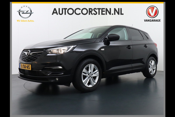 Opel Grandland X 131pk AUT. Navi Pdc Apple Carplay Android Trekhaak Ecc Cruise control AGR-Comfort Stoelen Verwarmd 1.2 Turbo Verkeersbord detectie Regen/Lichtsensor Led Wifi Rijstrooksensor Business Executive