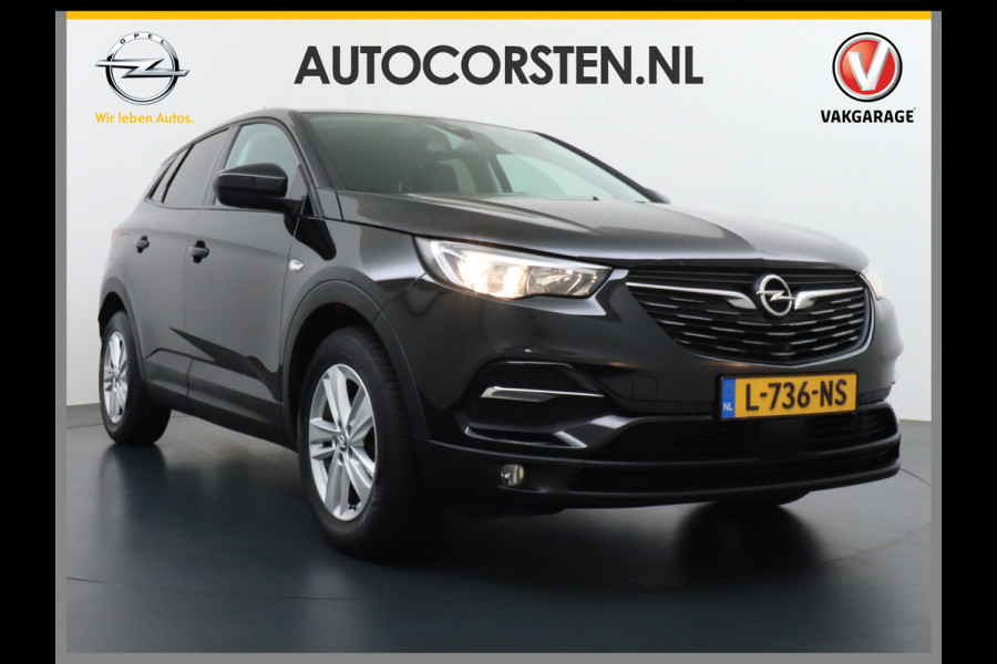 Opel Grandland X 131pk AUT. Navi Pdc Apple Carplay Android Trekhaak Ecc Cruise control AGR-Comfort Stoelen Verwarmd 1.2 Turbo Verkeersbord detectie Regen/Lichtsensor Led Wifi Rijstrooksensor Business Executive