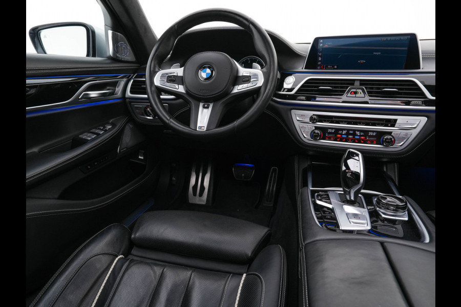 BMW 7 Serie 740d xDrive High Executive M-Sport-Pack Aut. *PANO | NAPPA-FULL-LEATHER | ADAPT.CRUISE | LASER-LED | SOFT-CLOSE | BOWERS/WILKINS-AUDIO | MEMORY-PACK | BLINDSPOT | TOP-VIEW | DAB+ | HEAD-UP | SHIFT-PADDLES | KEYLESS | 20''ALU*