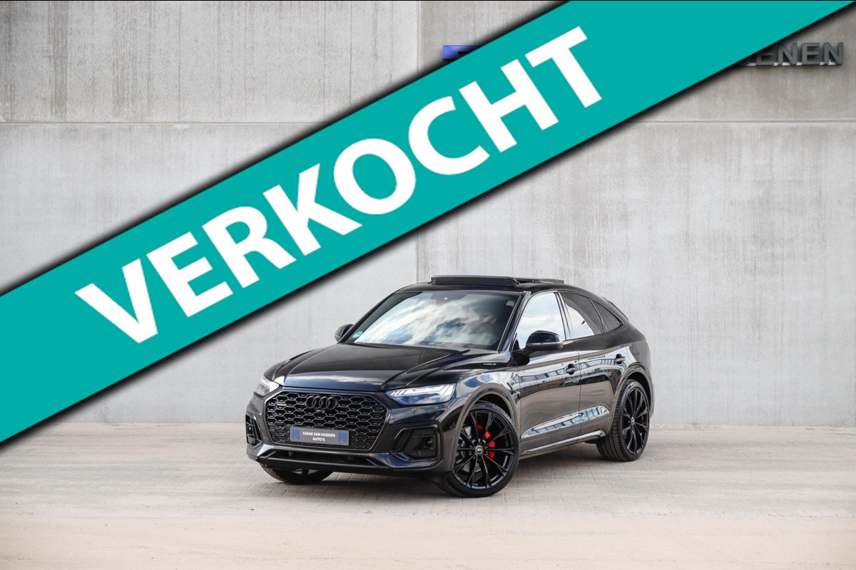 Audi Q5 Sportback 55TFSI e Quattro Competition S Edition S-Line 367pk Automaat Panoramadak|Virtual Cockpit|Luchtvering|Kuipstoelen Audi Q5 Sportback 55TFSI e Quattro Competition S Edition S-Line 367pk Automaat Panoramadak|Virtual Cockpit|Luchtvering|Kuipstoelen