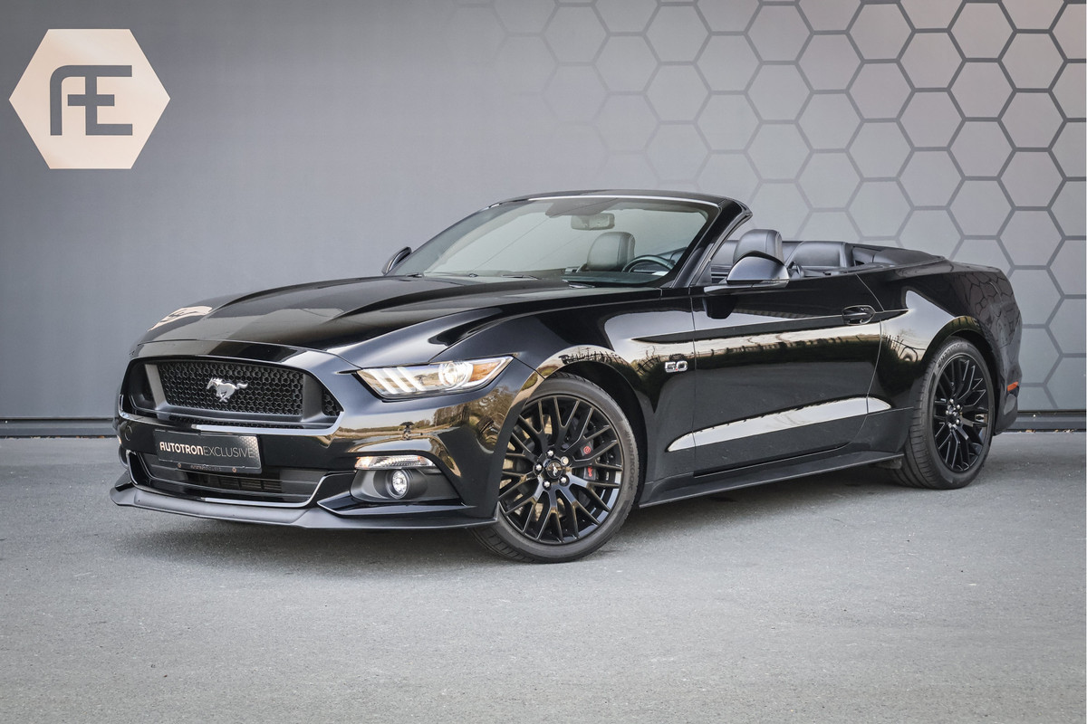Ford Mustang Convertible 5.0 V8 GT | STOELKOELING/VERWARMING | BLACK PACK | CAMERA | CRUISE CONTROL | XENON | DAB | Ford Mustang Convertible 5.0 V8 GT | STOELKOELING/VERWARMING | BLACK PACK | CAMERA | CRUISE CONTROL | XENON | DAB |