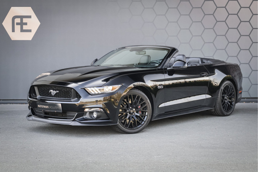 Ford Mustang Convertible 5.0 V8 GT | STOELKOELING/VERWARMING | BLACK PACK | CAMERA | CRUISE CONTROL | XENON | DAB |