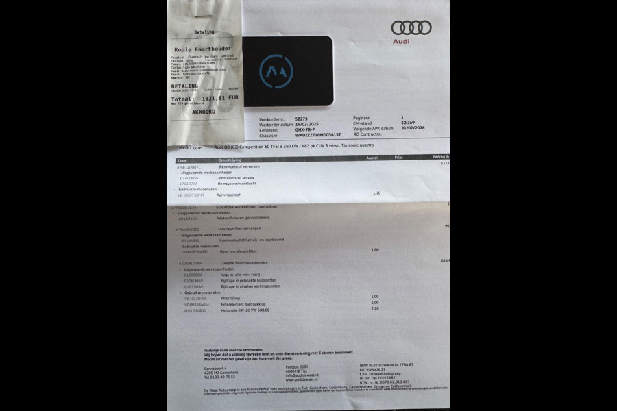 Audi Q8 60 TFSI e quattro Competition Adaptive Pano B&O Lane assist Keyless 3D-cam Head up Digital dashboard Massage Dealeronderho