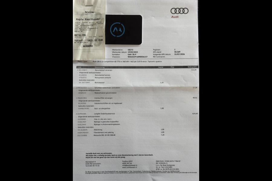 Audi Q8 60 TFSI e quattro Competition Adaptive Pano B&O Lane assist Keyless 3D-cam Head up Digital dashboard Massage Dealeronderho