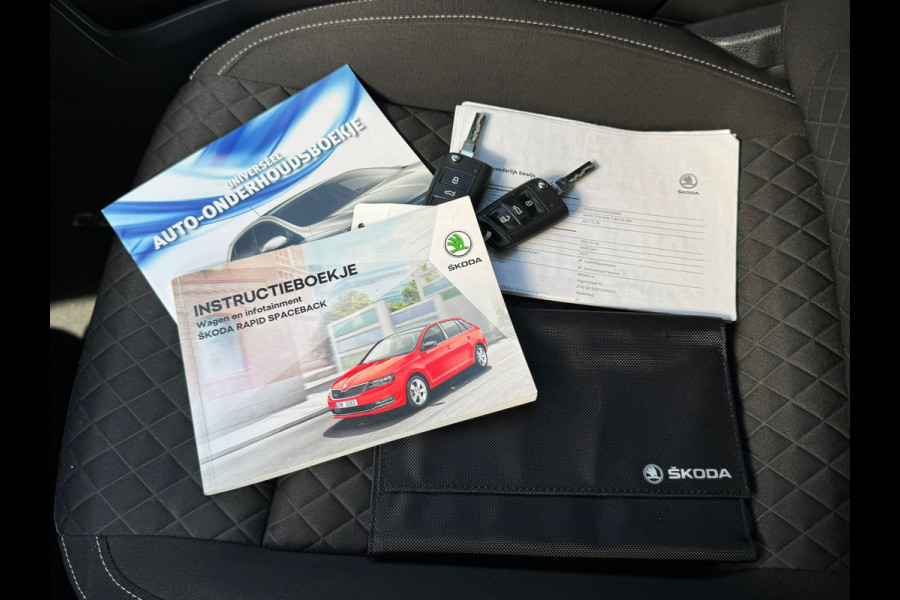 Škoda Rapid Spaceback 1.0 TSI * Cruise * Navi * Clima * Stoelverw * Lichtmetaal *