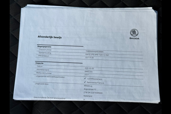 Škoda Rapid Spaceback 1.0 TSI * Cruise * Navi * Clima * Stoelverw * Lichtmetaal *