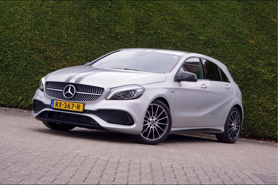 Mercedes-Benz A-Klasse A 180 AMG line WhiteArt Edition Night | Camera Sfeerverlichting Carplay