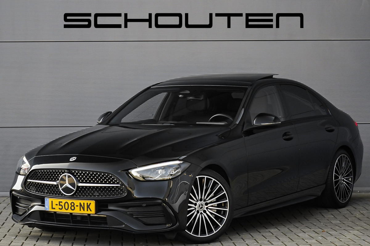 Mercedes-Benz C-Klasse 180 AMG Line Pano Night Leder 19" Mercedes-Benz C-Klasse 180 AMG Line Pano Night Leder 19"