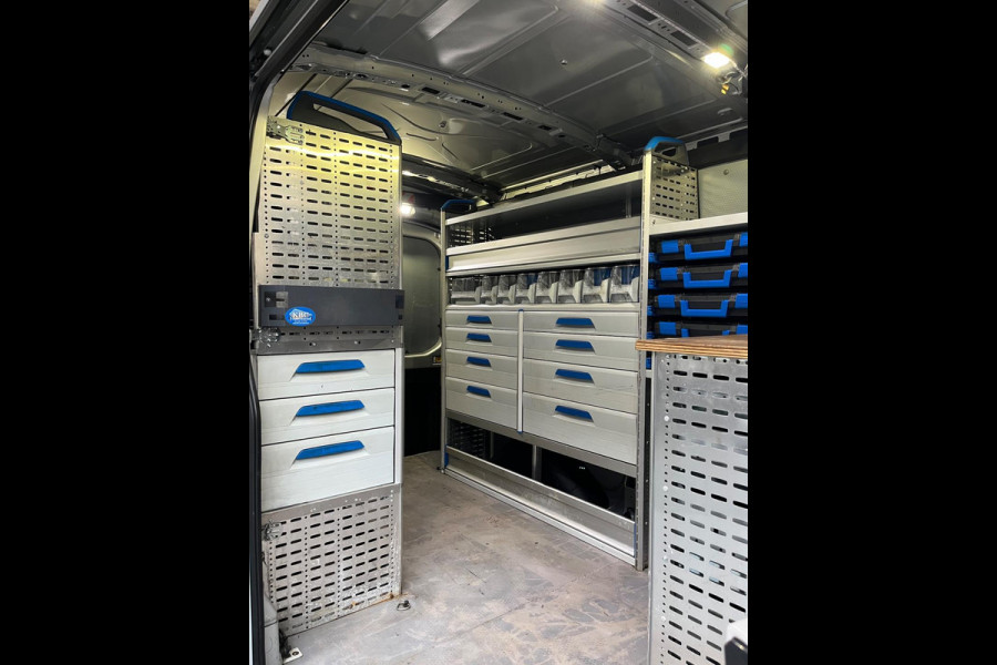 Ford Transit Sortimo inrichting 350 2.0 TDCI 130pk euro6 L2H2 Trend 3Persoons Servicewagen Grijs Metallic RIJKLAARPRIJS!