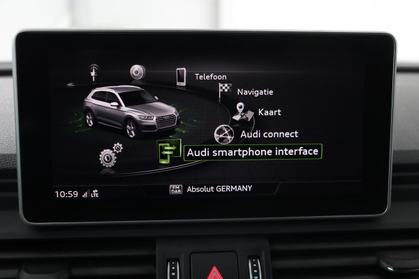 Audi Q5 50 TFSIe quattro S edition | Panoramadak | Trekhaak | Adaptive cruise | Massage | Luchtvering | Camera | Stoelverwarming | Carplay | Half leder | Virtual Cockpit | Audi Exclusive Lak