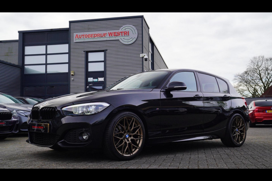 BMW 1-serie 118i High Executive | M-pakket | Facelift | Cruise control | 100% onderhouden | Shadowline | Stoelverwarming | DAB |