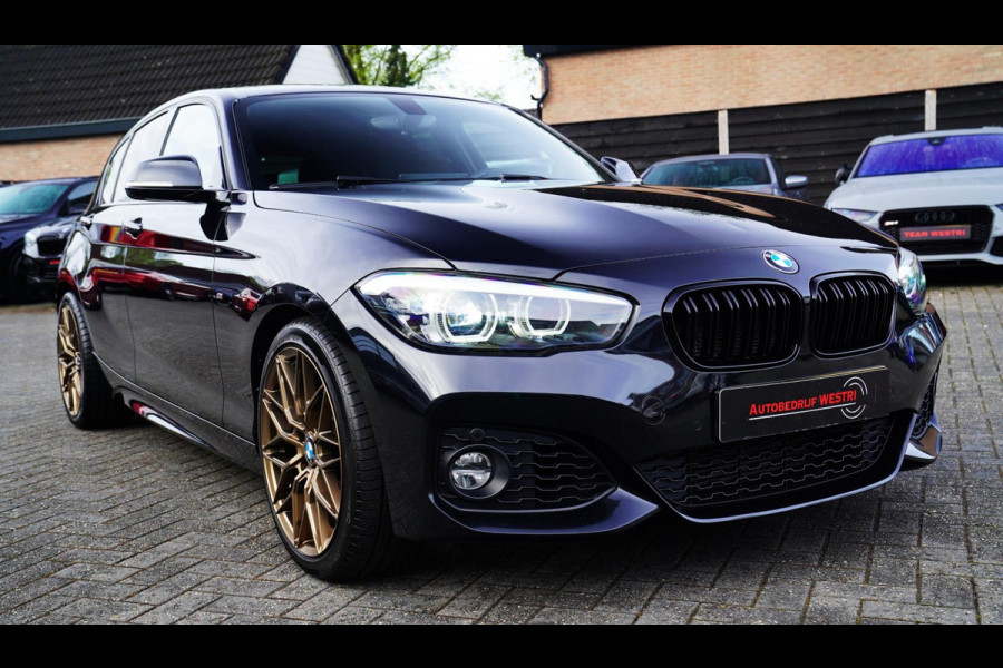 BMW 1-serie 118i High Executive | M-pakket | Facelift | Cruise control | 100% onderhouden | Shadowline | Stoelverwarming | DAB |