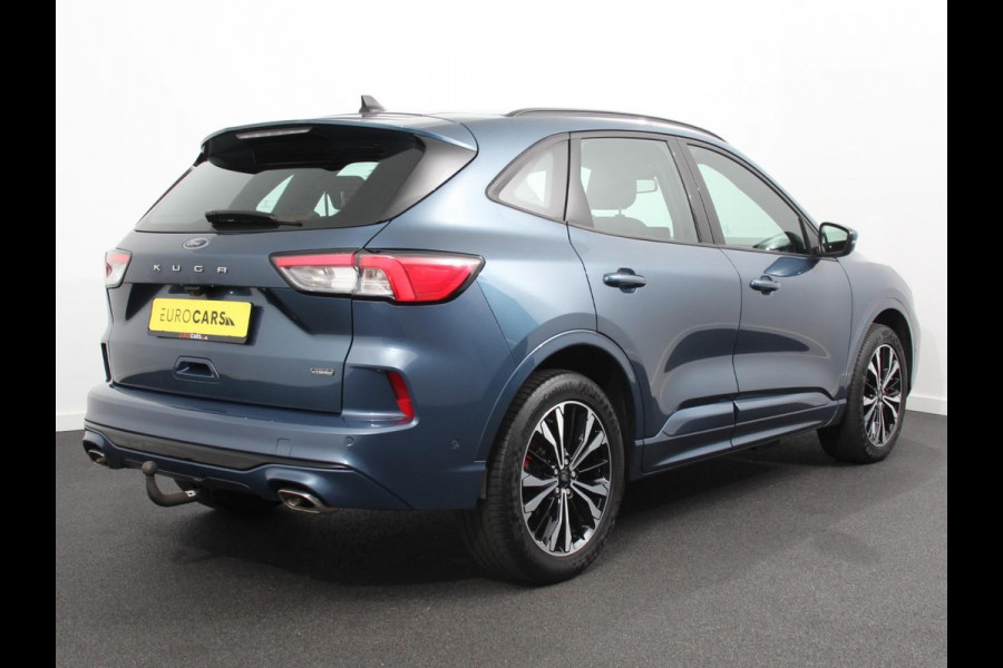 Ford Kuga 2.5 PHEV 224pk ST-Line Automaat Adaptieve cruise control Parkeersensoren Afneembare trekhaak Navigatie LED Elektrische kofferbak Verwarmde voorstoelen Climate control HUD
