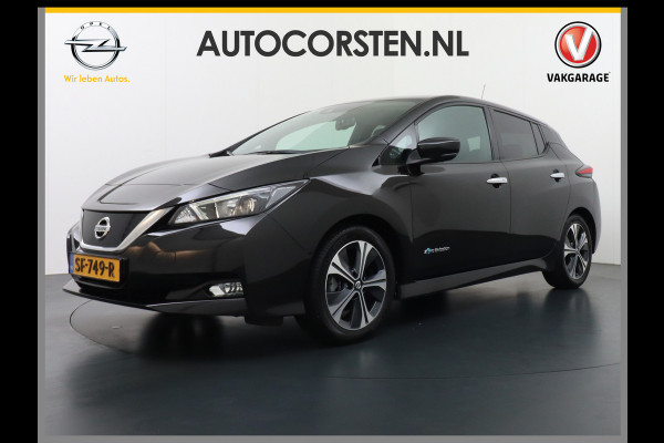 Nissan Leaf 2.ZERO EDITION 40kWh Trekhaak Adaptieve Cruise Control Navi 360°Camera Apple Carplay Android Auto Stuur+Stoelverwarming Keyless Pdc Led Bluetooth DAB Dodehoek Detector Privacy Glas Rijstrooksensor met correctie Verkeersbord detectie Origineel Nederlandse Auto