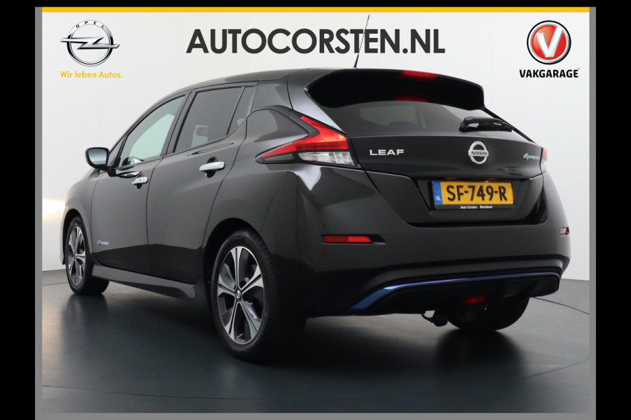 Nissan Leaf 2.ZERO EDITION 40kWh Trekhaak Adaptieve Cruise Control Navi 360°Camera Apple Carplay Android Auto Stuur+Stoelverwarming Keyless Pdc Led Bluetooth DAB Dodehoek Detector Privacy Glas Rijstrooksensor met correctie Verkeersbord detectie Origineel Nederlandse Auto
