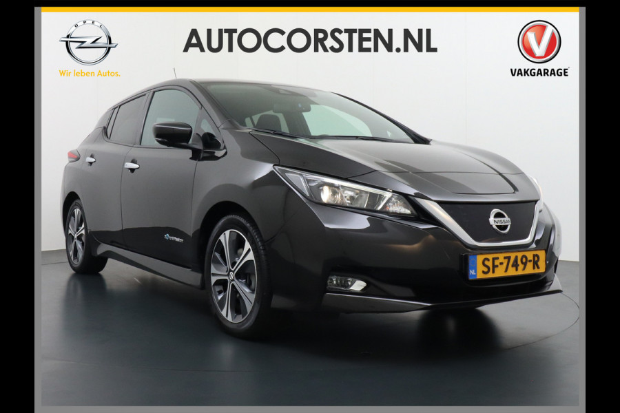 Nissan Leaf 2.ZERO EDITION 40kWh Trekhaak Adaptieve Cruise Control Navi 360°Camera Apple Carplay Android Auto Stuur+Stoelverwarming Keyless Pdc Led Bluetooth DAB Dodehoek Detector Privacy Glas Rijstrooksensor met correctie Verkeersbord detectie Origineel Nederlandse Auto