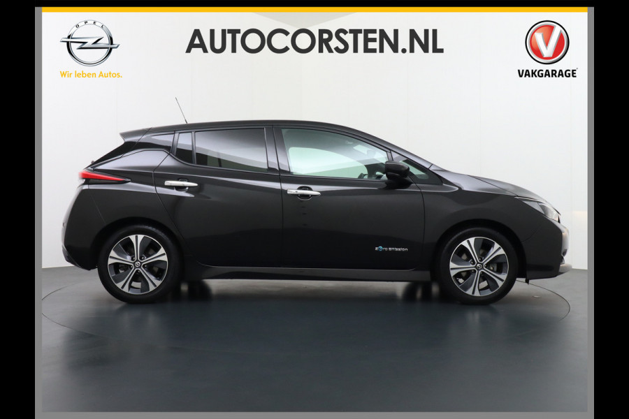 Nissan Leaf 2.ZERO EDITION 40kWh Trekhaak Adaptieve Cruise Control Navi 360°Camera Apple Carplay Android Auto Stuur+Stoelverwarming Keyless Pdc Led Bluetooth DAB Dodehoek Detector Privacy Glas Rijstrooksensor met correctie Verkeersbord detectie Origineel Nederlandse Auto