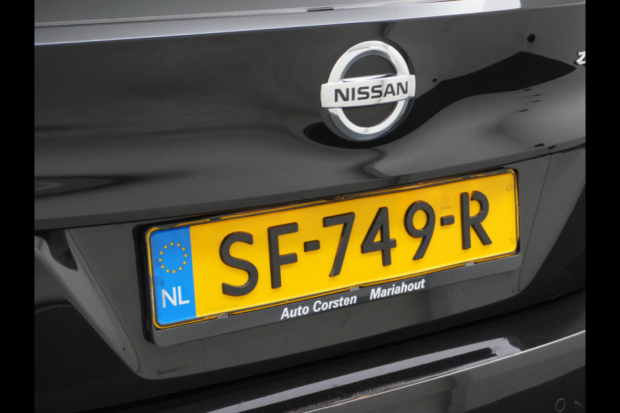 Nissan Leaf 2.ZERO EDITION 40kWh Trekhaak Adaptieve Cruise Control Navi 360°Camera Apple Carplay Android Auto Stuur+Stoelverwarming Keyless Pdc Led Bluetooth DAB Dodehoek Detector Privacy Glas Rijstrooksensor met correctie Verkeersbord detectie Origineel Nederlandse Auto