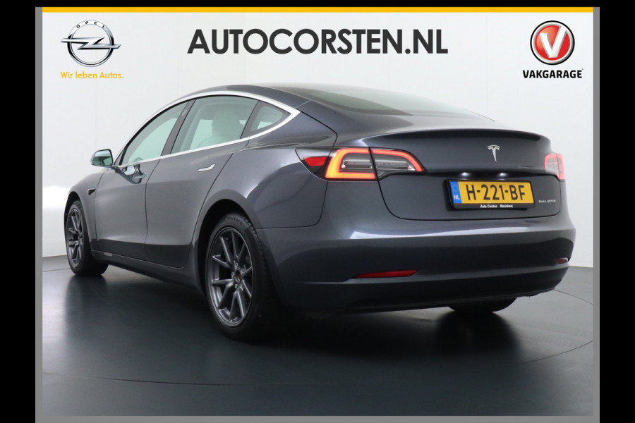 Tesla Model 3 Long Range AWD 75kWh IVOOR 463PK 18" FSD-Full Self Driving Computer Premium Audio 4wd AutoPilot Panoramadak Camera's Leer Adapti Ecc Dual-Motor Keyless Stoel+Achterbank verwarming Electr.Stoelen+Memory+Easy-Entry WiFi Origineel Nederlandse auto Grootste accu Tot 16,5kwh thuis laden. Accu/Motor Garantie tot 27-12-2027 max 192.000km