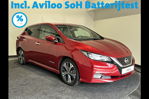 Nissan Leaf Tekna 40 kWh | Stoelverwarming | Lederen Bekleding | | SoH (batterijcheck) 85 % score!