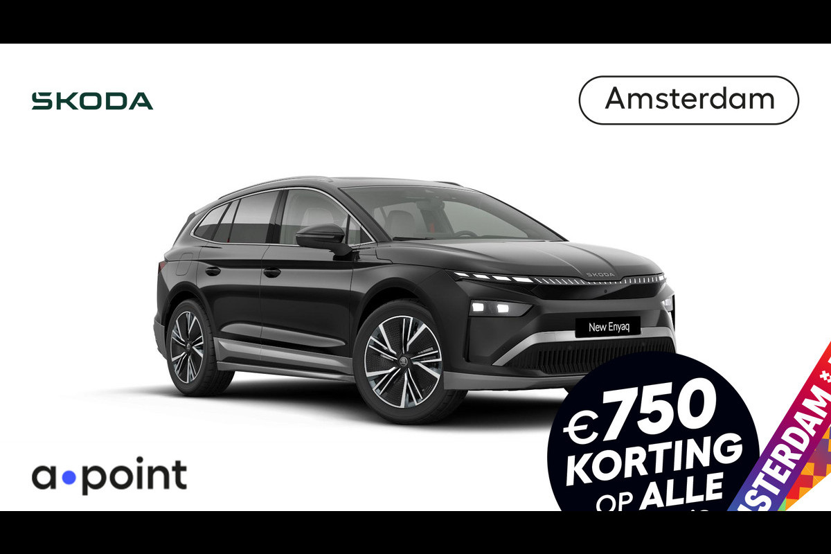 Škoda Enyaq 85 Business Edition 286 pk | Business upgrade pakket - ADVANCED | Panoramadak | Lodge | 20 inch lichtmetalen velgen Škoda Enyaq 85 Business Edition 286 pk | Business upgrade pakket - ADVANCED | Panoramadak | Lodge | 20 inch lichtmetalen velgen