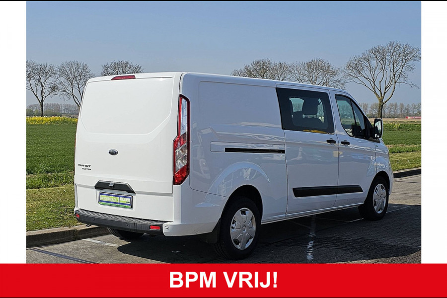 Ford Transit 2.0 L2H1 Dubbel Cabine Navi Camera ACC Automaat Pdc 1e Eigenaar Euro6!