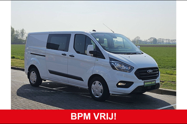 Ford Transit 2.0 L2H1 Dubbel Cabine Navi Camera ACC Automaat Pdc 1e Eigenaar Euro6!