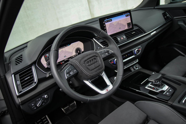 Audi Q5 55 TFSI e Quattro Competition S Edition S-Line 367pk Automaat! 1e Eig|DLR|Panoramadak|Virtual Cockpit|OLED Matrix|Trekhaak