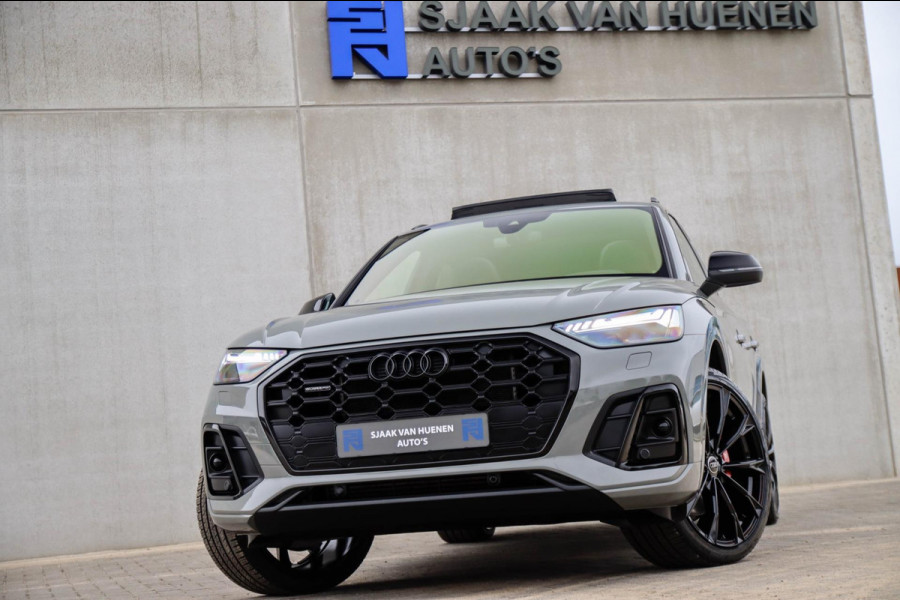 Audi Q5 55 TFSI e Quattro Competition S Edition S-Line 367pk Automaat! 1e Eig|DLR|Panoramadak|Virtual Cockpit|OLED Matrix|Trekhaak