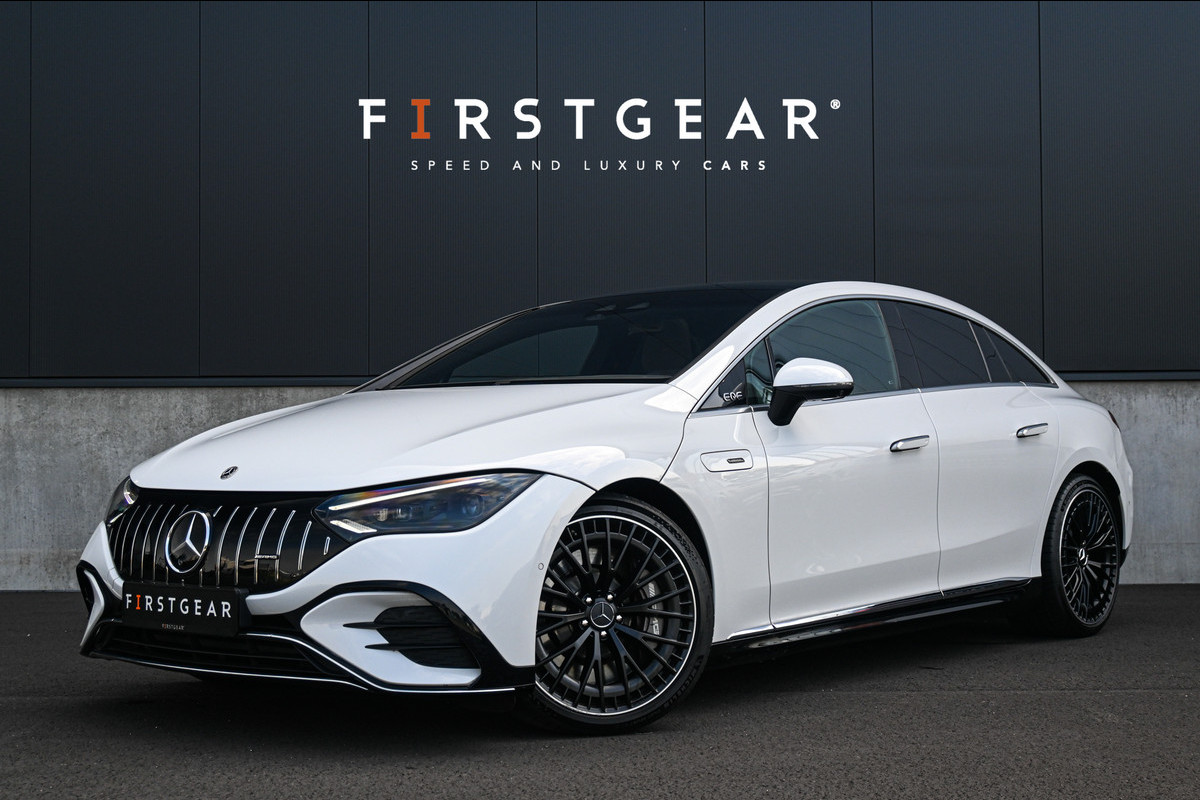 Mercedes-Benz EQE AMG 43 4MATIC *Burmester / 4-Wielbesturing / Luchtvering / Distronic Plus / Pano / HUD / Keyless* Mercedes-Benz EQE AMG 43 4MATIC *Burmester / 4-Wielbesturing / Luchtvering / Distronic Plus / Pano / HUD / Keyless*