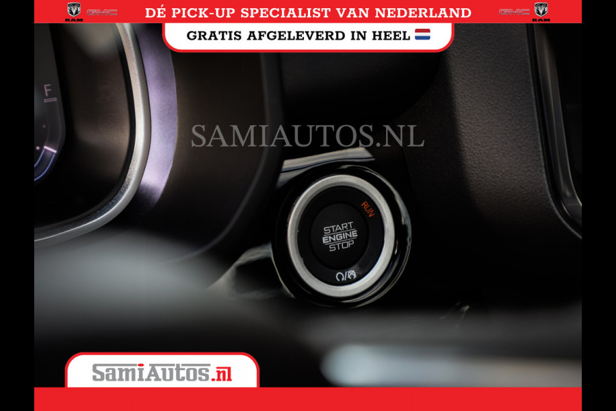 Dodge Ram PREMIUM EDITION | BOM VOL + 14.4 INCH SCHERM | LUCHTVERING | HUD | HURRICANE 420PK 636 Nm | PRIJS MET LPG EN COVER EN GARANTIE | DUBBELE CABINE | PICK UP | 5 PERSOONS | DC | GRIJSKENTEKEN | VOORRAAD NR 2215 - 4984