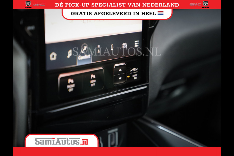 Dodge Ram PREMIUM EDITION | BOM VOL + 14.4 INCH SCHERM | LUCHTVERING | HUD | HURRICANE 420PK 636 Nm | PRIJS MET LPG EN COVER EN GARANTIE | DUBBELE CABINE | PICK UP | 5 PERSOONS | DC | GRIJSKENTEKEN | VOORRAAD NR 2215 - 4984