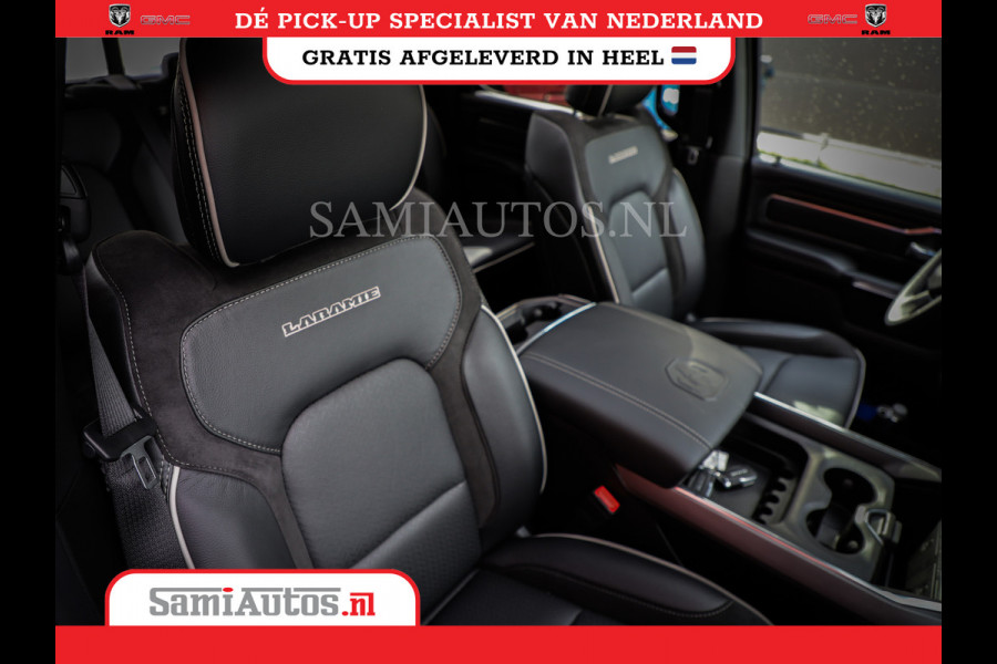 Dodge Ram PREMIUM EDITION | BOM VOL + 14.4 INCH SCHERM | LUCHTVERING | HUD | HURRICANE 420PK 636 Nm | PRIJS MET LPG EN COVER EN GARANTIE | DUBBELE CABINE | PICK UP | 5 PERSOONS | DC | GRIJSKENTEKEN | VOORRAAD NR 2215 - 4984
