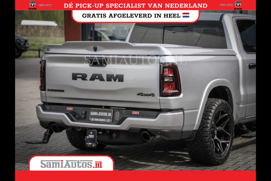 Dodge Ram PREMIUM EDITION | BOM VOL + 14.4 INCH SCHERM | LUCHTVERING | HUD | HURRICANE 420PK 636 Nm | PRIJS MET LPG EN COVER EN GARANTIE | DUBBELE CABINE | PICK UP | 5 PERSOONS | DC | GRIJSKENTEKEN | VOORRAAD NR 2215 - 4984