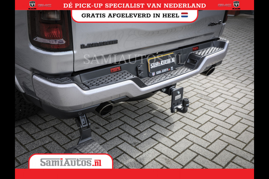 Dodge Ram PREMIUM EDITION | BOM VOL + 14.4 INCH SCHERM | LUCHTVERING | HUD | HURRICANE 420PK 636 Nm | PRIJS MET LPG EN COVER EN GARANTIE | DUBBELE CABINE | PICK UP | 5 PERSOONS | DC | GRIJSKENTEKEN | VOORRAAD NR 2215 - 4984