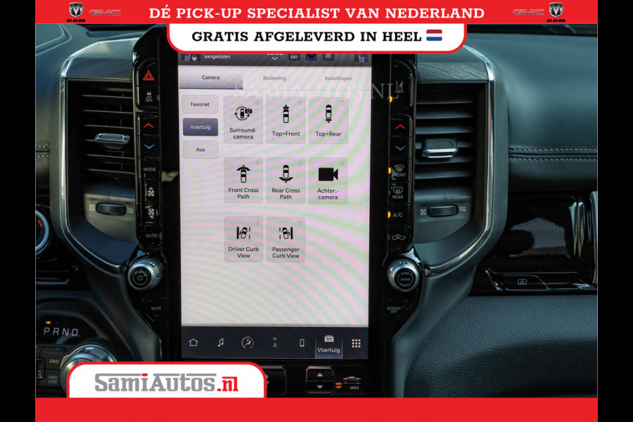 Dodge Ram PREMIUM EDITION | BOM VOL + 14.4 INCH SCHERM | LUCHTVERING | HUD | HURRICANE 420PK 636 Nm | PRIJS MET LPG EN COVER EN GARANTIE | DUBBELE CABINE | PICK UP | 5 PERSOONS | DC | GRIJSKENTEKEN | VOORRAAD NR 2215 - 4984